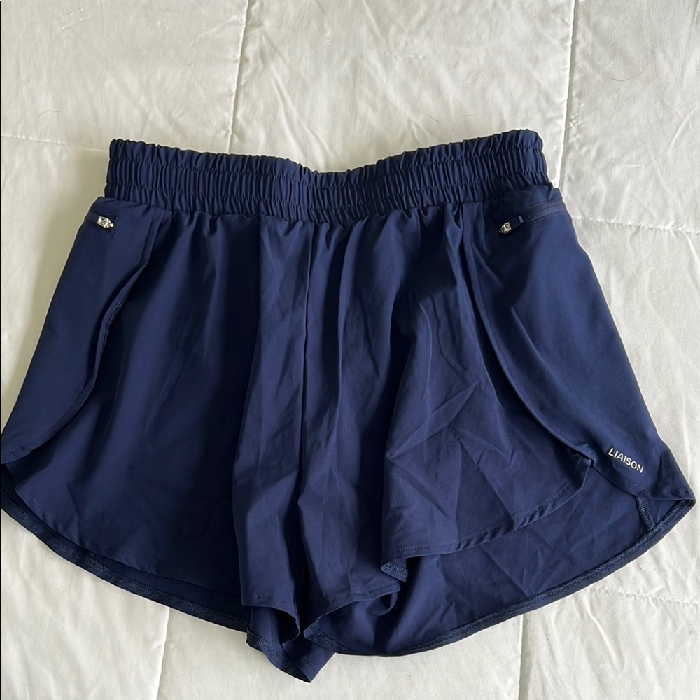 Liaison The Label Navy Blue Shorts